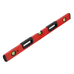 Уровень алюминиевый, 800 мм, фрезерованный, 3 глазка, две эргономичные ручки Matrix 17091