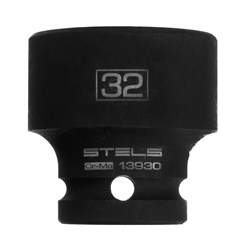 Головка ударная шестигранная, 32 мм, 1/2, CrMo Stels 14801