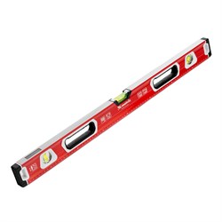 Уровень алюминиевый, магнит, фрезерованный, 3 глазка (1 зеркальный) двухкомпонентные рукоятки, 800 мм Matrix 17121