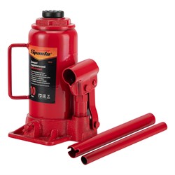 Домкрат гидравлический бутылочный, 10 т, h подъема 200-385 мм Sparta 17144