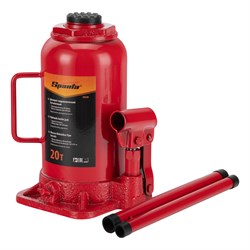 Домкрат гидравлический бутылочный, 20 т, h подъема 250-470 мм Sparta 17148