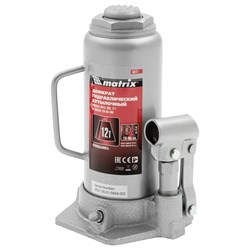 Домкрат гидравлический бутылочный, 12 т, высота подъема 230-465 мм Matrix 17153