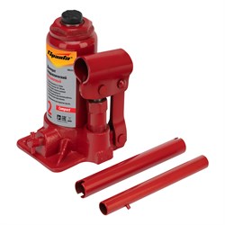 Домкрат гидравлический бутылочный 2 т, h подъема 150-280 мм Sparta Compact 17172