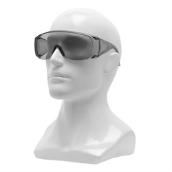 Очки защитные открытого типа, затемненные, ударопрочный поликарбонат Сибртех 14539