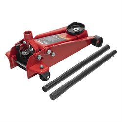 Домкрат гидравлический подкатной, 3 т, h подъема 130-465 мм Sparta 17215