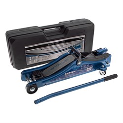 Домкрат гидравлический подкатной в пластиковом кейсе, 2 т, Low Profile, 80-380 мм Stels 17226