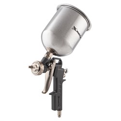 Краскораспылитель пневматический с верхним бачком V 1, 0 л, сопло D 1.2, 1.5 и 1.8 мм Matrix 17258
