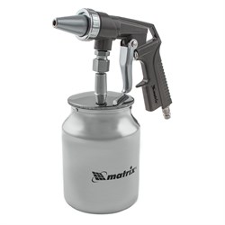 Пистолет пескоструйный с нижним бачком, пневматический Matrix 17261