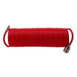 Шланг спиральный воздушный, 10 м, с быстросъемными соединениями Matrix 17298