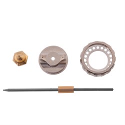 Ремкомплект для краскораспылителя 4 предмета : сопло 1.8 мм + игла + форсунка + зажим сопло Matrix 17303