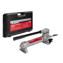 Растяжка гидравлическая, 4 т, набор из 17 предметов, 7 сменных насадок, в пластиковом кейсе Matrix 17326