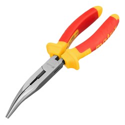 Длинногубцы изогнутые Insulated, 200 мм, двухкомпонентные рукоятки Matrix Professional 14847