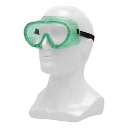 Очки закрытые "Эргономичные" с прямой вентиляцией, поликарбонат Сибртех 14541