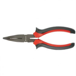 Длинногубцы изогнутые Black Nickel, 180 мм, двухкомпонентные рукоятки Matrix 14848