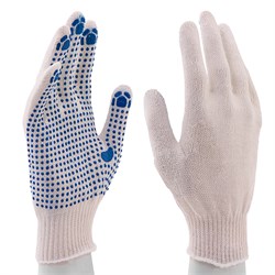 Перчатки х/б, ПВХ покрытие, "Точка", 10 класс 17348