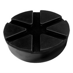 Резиновая опора для подкатного домкрата универсальная, D 89 мм, D 60 мм, H 35 мм Matrix 17397