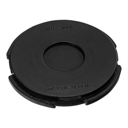 Резиновая опора для подкатного домкрата универсальная, D 100 мм, D 90, H 12 мм Matrix 17399