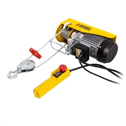 Тельфер электрический TF-500, 0.5 т, 1020 Вт, высота 12 м, 10 м/мин Denzel 17424