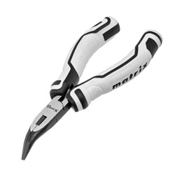 Длинногубцы Mini, 125 мм, изогнутые, авторазжим, Pro Matrix 14857
