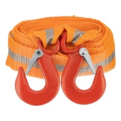 Трос буксировочный 2.5 т, 5 м, 2 крюка, пакет Stels 17428