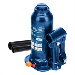 Домкрат гидравлический бутылочный телескопический, 2 т, подъем 170-380 мм Stels 17464