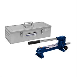 Растяжка гидравлическая, 4 т, набор из 17 предметов, 7 сменных насадок, в металлическом кейсе Stels 17523