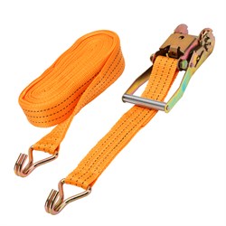 Ремень багажный с крюками, 0.05 х 12 м, с храповым механизмом Stels 17528