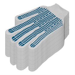 Перчатки х/б с ПВХ, протектор 35 г, 10 кл, 10 пар в упаковке 17538