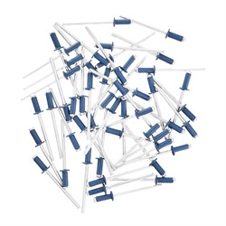 Заклепки 3.2 х 8 мм RAL 5005, синий, 50 шт Matrix 17609