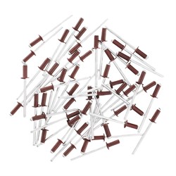 Заклепки 3.2 х 8 мм RAL 3005, красное вино, 50 шт Matrix 17610