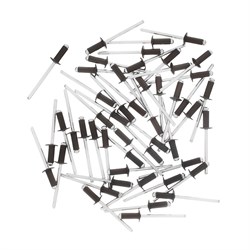 Заклепки 4.0 х 10 мм RAL 8017, темно-коричневый, 50 шт Matrix 17611