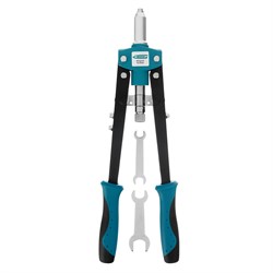 Заклепочник двуручный 420 мм, двухкомпонентные рукоятки, для заклепок 2.4-3.2-4.0-4.8 Gross 17616