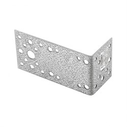 Крепежный уголок ассимичный 1.7 мм, KUAS 130x50 х 65 мм Сибртех 17653