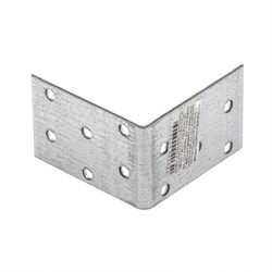 Крепежный уголок равносторонний 2 мм, KUR 60 x 60 x 40 мм Сибртех 17668