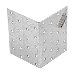 Крепежный уголок равносторонний 2 мм, KUR 80 х 80 х 100 мм Сибртех 17671