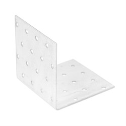 Крепежный уголок равносторонний 2 мм, KUR 80 х 80 х 80 мм Сибртех 17674