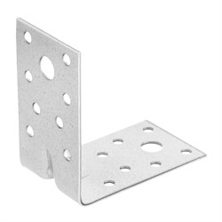 Крепежный уголок усиленный 1.7 мм, KUU 70 x 70 x 40 мм Сибртех 17678