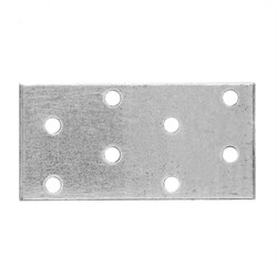 Пластина соединительная 2 мм, PS 40 х 80 мм Сибртех 17694