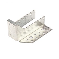 Опора бруса раскрытая, 2 мм, OBR R-40 х 145 х 76 мм, цинк Сибртех 17708