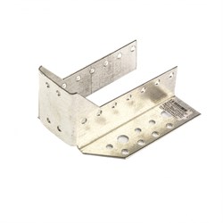 Опора бруса раскрытая, 2 мм, OBR R-50 х 140 х 76 мм, цинк Сибртех 17710