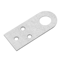 Проушина прямая, 2 мм, 70 х 30 мм, цинк Сибртех 17720