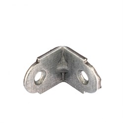 Уголок мебельный усиленный, 2 мм, 20 х 20 х 16 мм, цинк Сибртех 17729