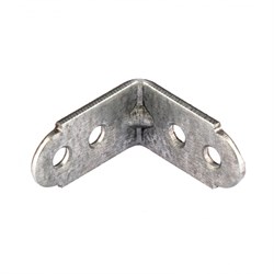 Уголок мебельный усиленный, 2 мм, 30 х 30 х 16 мм, цинк Сибртех 17730