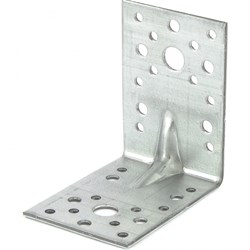 Крепежный уголок усиленный 2.5 мм, KUU 90 x 90 x 65 мм Сибртех 17736