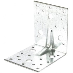 Крепежный уголок усиленный 2.5 мм, KUU 105 x 105 x 90 мм Сибртех 17737