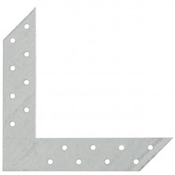 Угловой соединитель 2 мм, US 175 x 175 x 35 мм Сибртех 17755