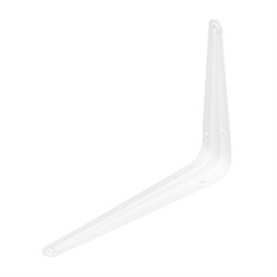 Кронштейн угловой с ребром, 150х200 мм, белый Сибртех 17757