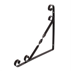 Кронштейн декоративный, 250 х 250 мм, коричневый Сибртех 17760