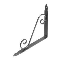 Кронштейн декоративный, 240 х 290 х 30 х 3.5 мм, темно-серый Сибртех 17764