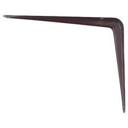 Кронштейн угловой с ребром, 100 х 125 мм, коричневый Сибртех 17771